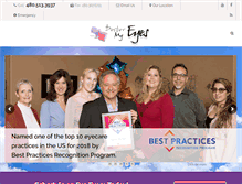Tablet Screenshot of doctormyeyes.net